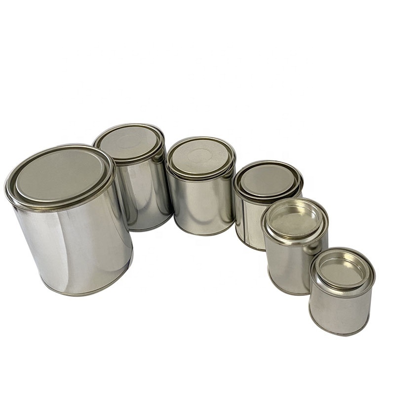 Wholesale Empty Round Metal Paint Tin Cans With Lid for Paint and Candles Packaging