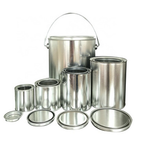 Wholesale Empty Round Metal Paint Tin Cans With Lid for Paint and Candles Packaging