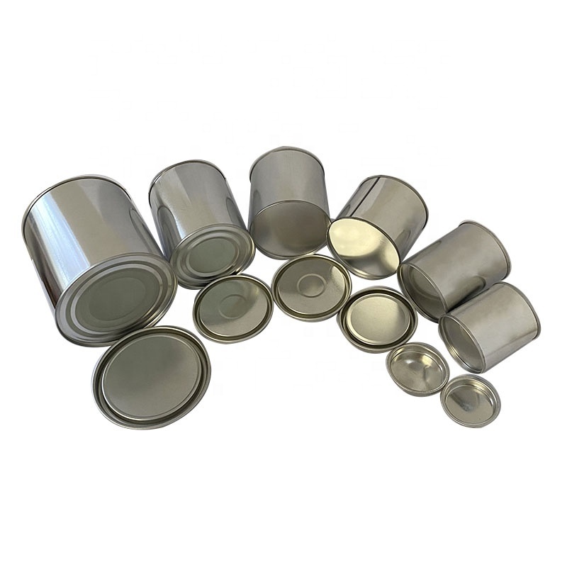 Wholesale Empty Round Metal Paint Tin Cans With Lid for Paint and Candles Packaging