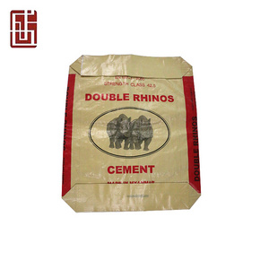 Recyclable 25kg 50kg cement bag price/polypropylene 50kg cement bag price with kraft paper