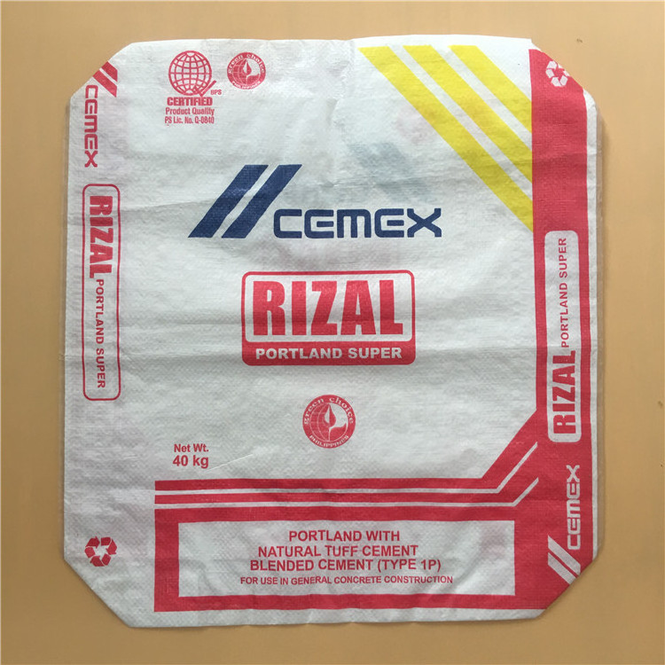 empty paper cement bag pp woven bag for cement cement 50kg bags