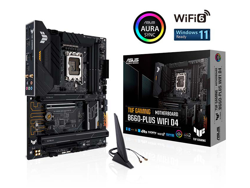 Tuf Gaming B660-plus Wifi D4 Lga 1700 Ddr4 B550M-PLUS B660 B450 H510M Wifi 6 Atx Computer Hardware & Software Motherboards