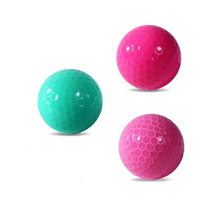 China Factory Customize Printing Logo Crystal Golf Balls