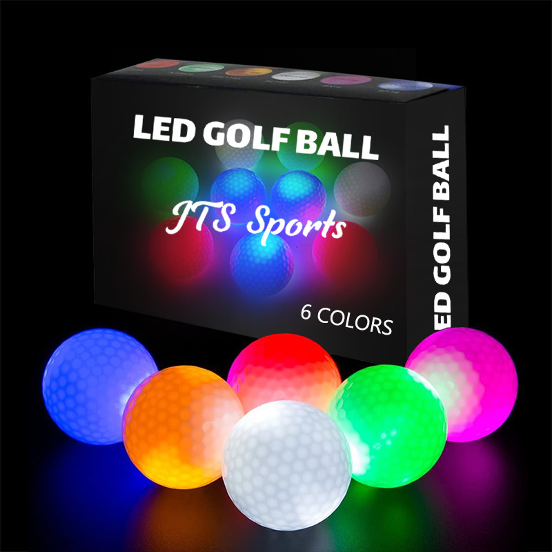 Multicolor Optional LED Night Golf Light Ball Glowing Balls