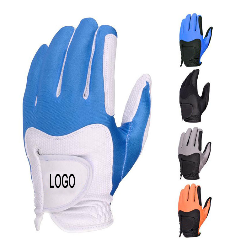 Wholesale Men Junior Golf Glove Custom Logo Soft Leather Golf Gloves