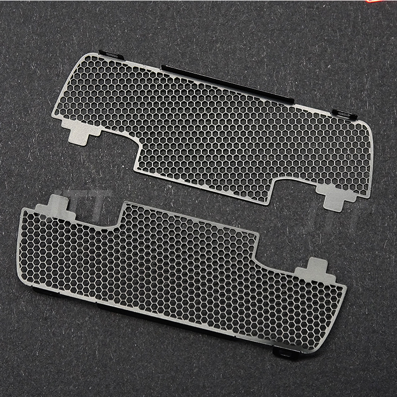 Etched Stainless Steel lane; Metal Speaker Cover Grill for Vehicle soundbar phone speaker grill mesh label adhesive sticker