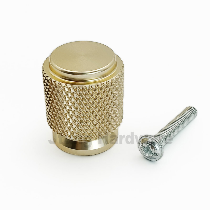 Modern Design Knurled Round Knob Furniture Drawer Knurling Handle Pull Diameter 20mm Height 25mm furniture knob