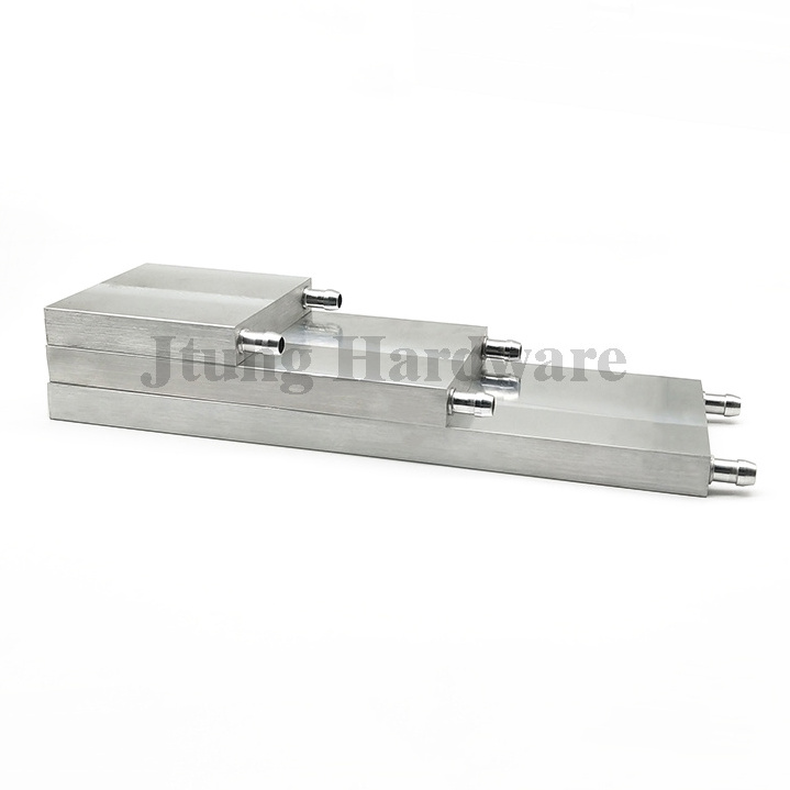 80x80mm 80x160mm 80x250mm Aluminium Water Liquid Cooling Heat sink Block Plate heat exchanger