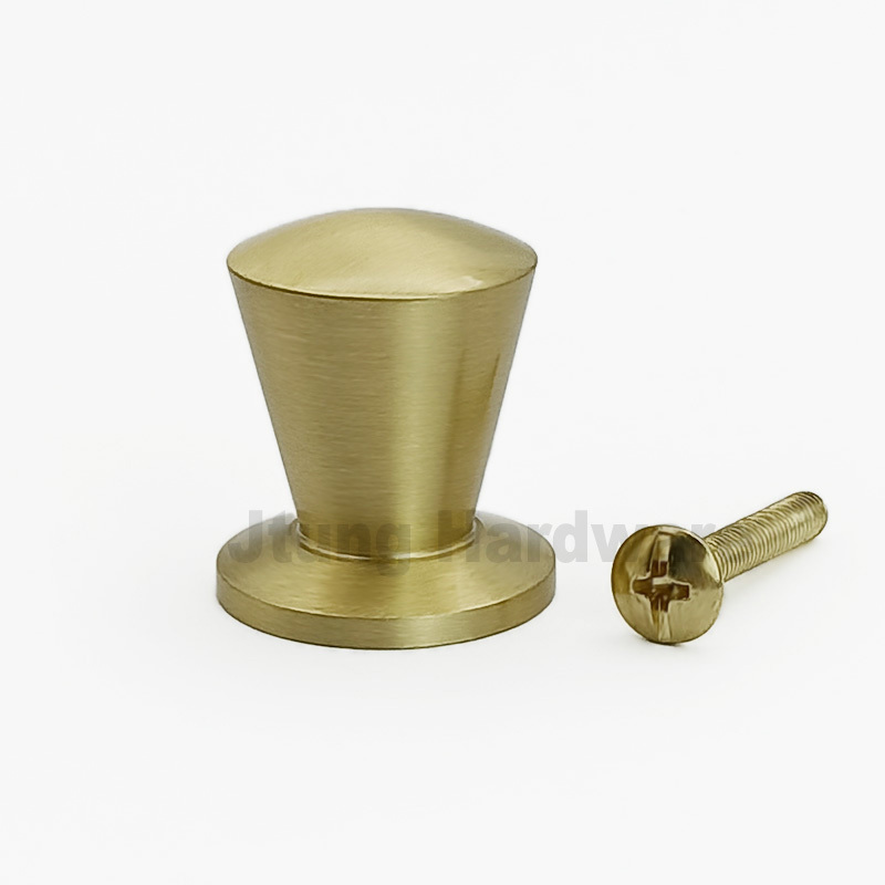 Solid Brass Cabinet Handle Oval Square Shaped Drawer Knobs Cabinet Door Dresser Pull Golden Furniture Handles