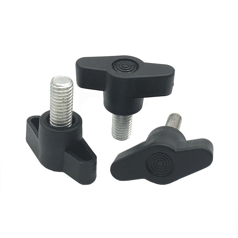 M5 M6 M8 M10 M12 Straight plastic head hand screw T-shaped plastic head handle screw Z-shaped star knob