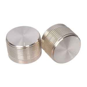 Aluminum Alloy Highlight 26X17mm Pineapple Knurled Potentiometer Knob