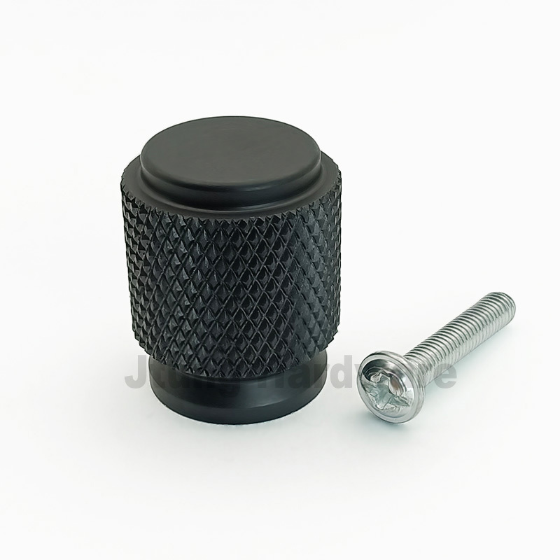 Modern Design Knurled Round Knob Furniture Drawer Knurling Handle Pull Diameter 20mm Height 25mm furniture knob