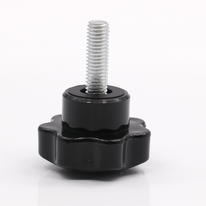 M5 M6 M8 M10 25mm 32mm 40mm Plastic Head Male Threaded Replacement Thumb Screw Clamping Star Hand Knob