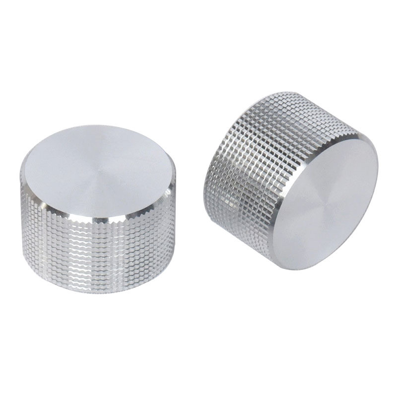 Aluminum Alloy Highlight 26X17mm Pineapple Knurled Potentiometer Knob