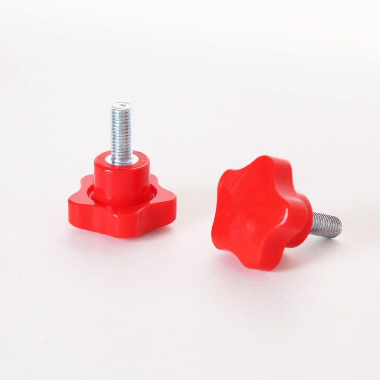 M5 M6 M8 M10 M12 Straight plastic head hand screw T-shaped plastic head handle screw female/male bakelite star knob