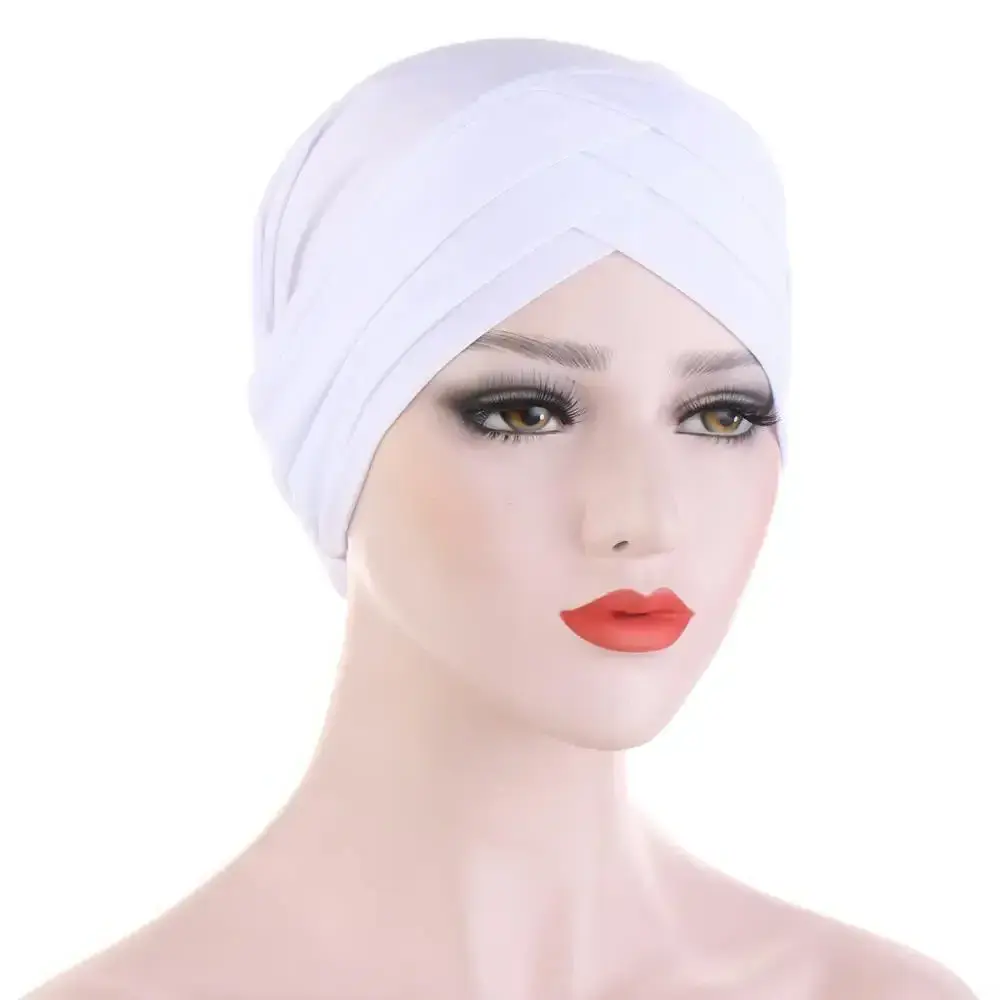 women Turban Wrap African Hat Turban Hair Bohemian Polyester Headwrap wholesale headband Braided hat