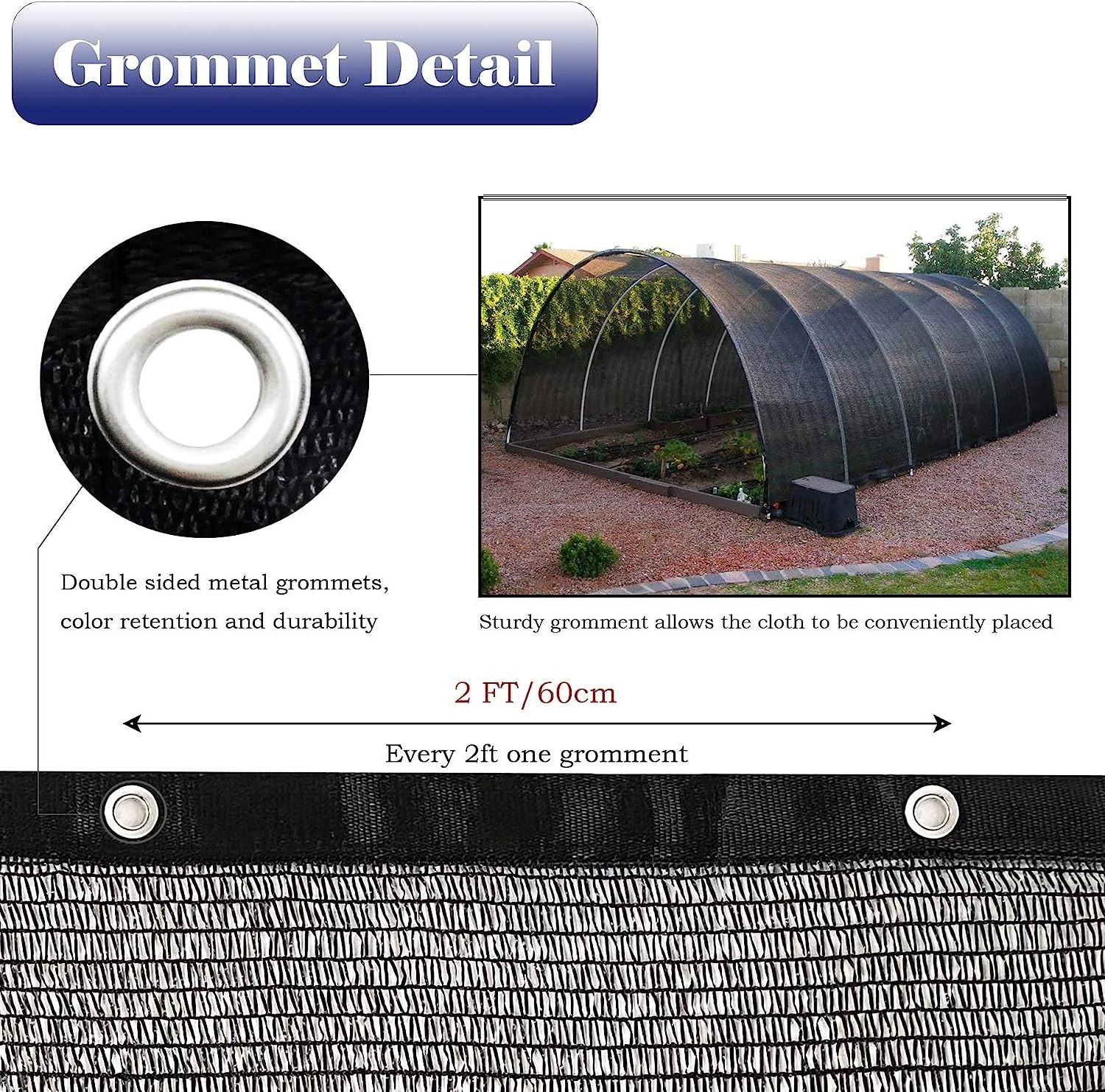 Anti UV Black Sun Insulation shade Net Sunshade Mesh Netting for Vegetable Cultivation Agriculture