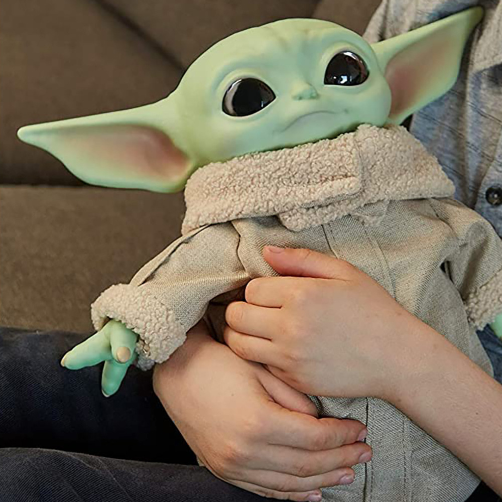 CL830 Stuffed Plush Toys Baby Yoda Aliens Toys Wearing Clothes Big Eyes Kids Action Figure Child Yoda Toys