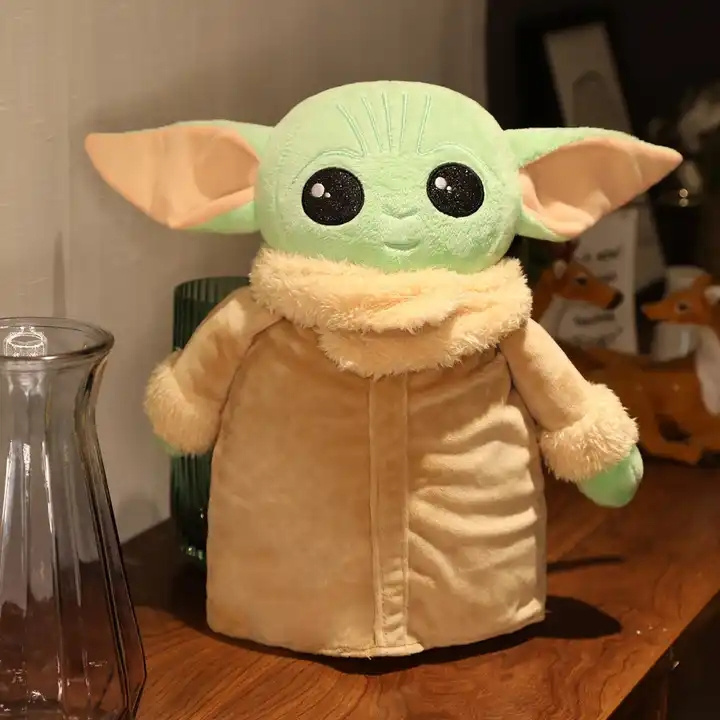 CL830 Stuffed Plush Toys Baby Yoda Aliens Toys Wearing Clothes Big Eyes Kids Action Figure Child Yoda Toys