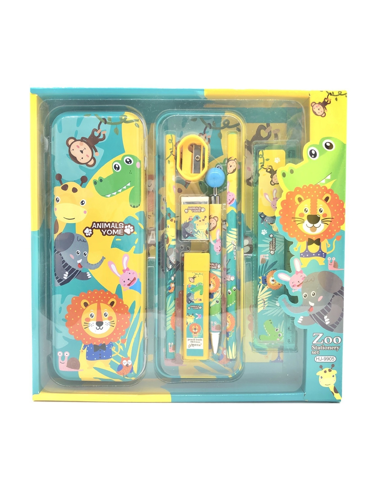 CQY012 Stationery Set Gift Box Students' School Supplies Gift Pack  Learning Utensils Wholesale Children's Birthday Gift