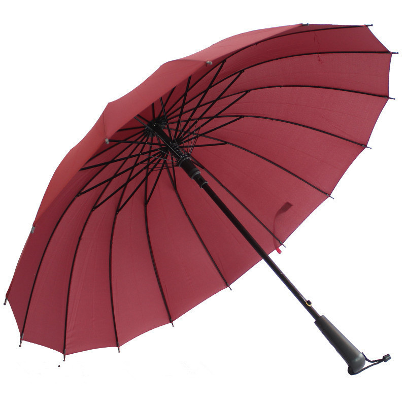 JTX746 Promotional Gift Umbrella Automatic Business Straight Handle Umbrella Windproof Sunny and Rainy Rainbow Umbrella