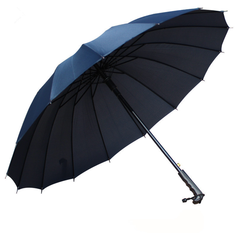 JTX746 Promotional Gift Umbrella Automatic Business Straight Handle Umbrella Windproof Sunny and Rainy Rainbow Umbrella