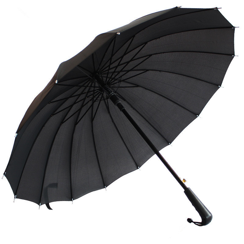 JTX746 Promotional Gift Umbrella Automatic Business Straight Handle Umbrella Windproof Sunny and Rainy Rainbow Umbrella