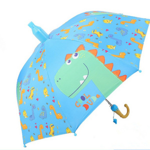 JTX756 Customized Kids Automatic Umbrella Students Cartoon Cute Umbrella Kids Girl Boy Long Handle Sun Umbrella