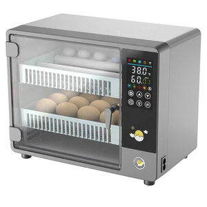 JIATAI 24 eggs fully automatic incubator for quail goose duck eggs hatching