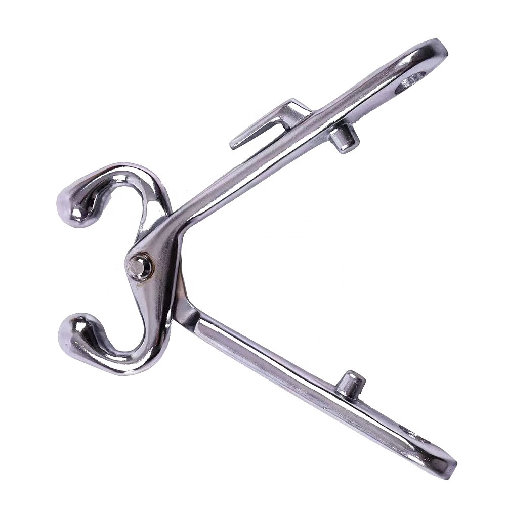 JIATAI  Stainless steel cow tool  bull holder nose ring without chain  for cattle farming equipment