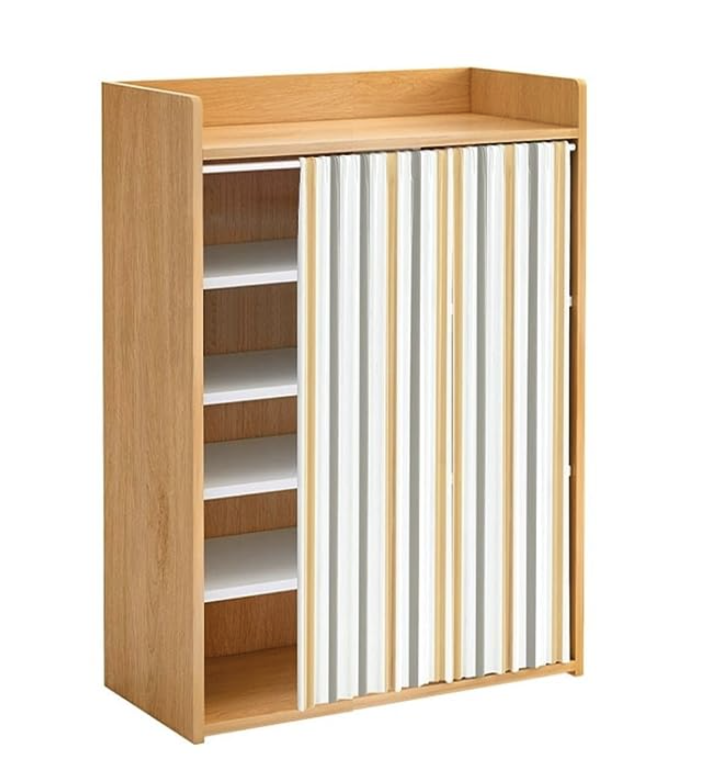 Household shoe cabinet large capacity shoe storage rack Multi-layer solid wood cabinet indoor rack for living room bedroom