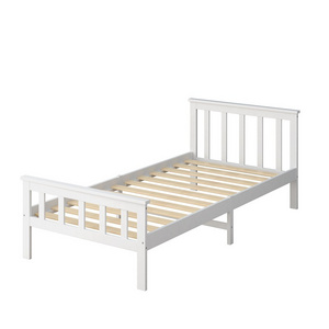 Modern design customized size and color single use solid wood single bed