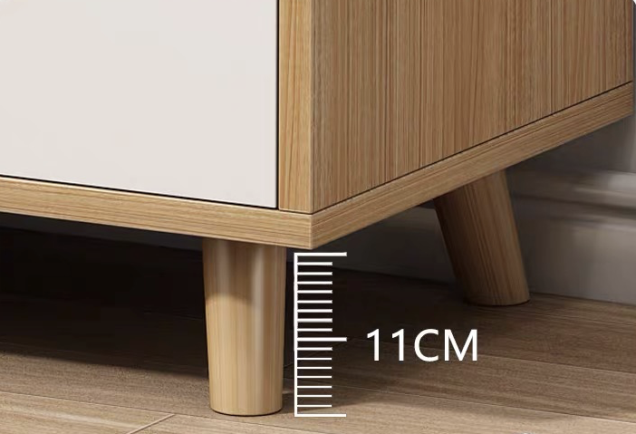 Higher side board MDF material  wood storage Lamination hot selling 5 drawer storage cabinet for mudroom living room