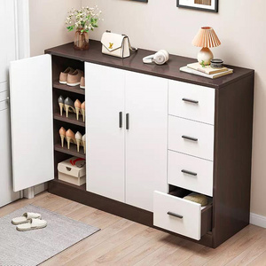 Modern minimalist chest of drawers light luxury Nordic bedroom shoe storage drawer cabinets for living room