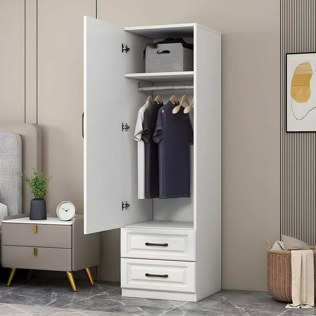 Multipurpose living room cabinets large space storage wardrobe closet modern design cabinet