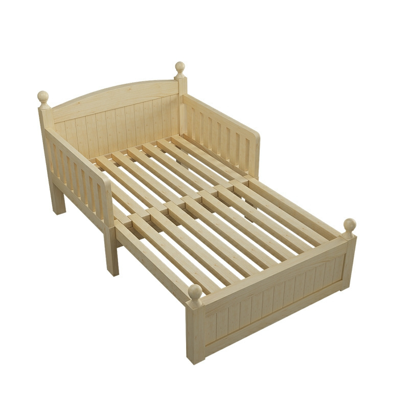 Children Telescopic Bed Girl Princess Bed  For Children's Bedroom wooden bed frames