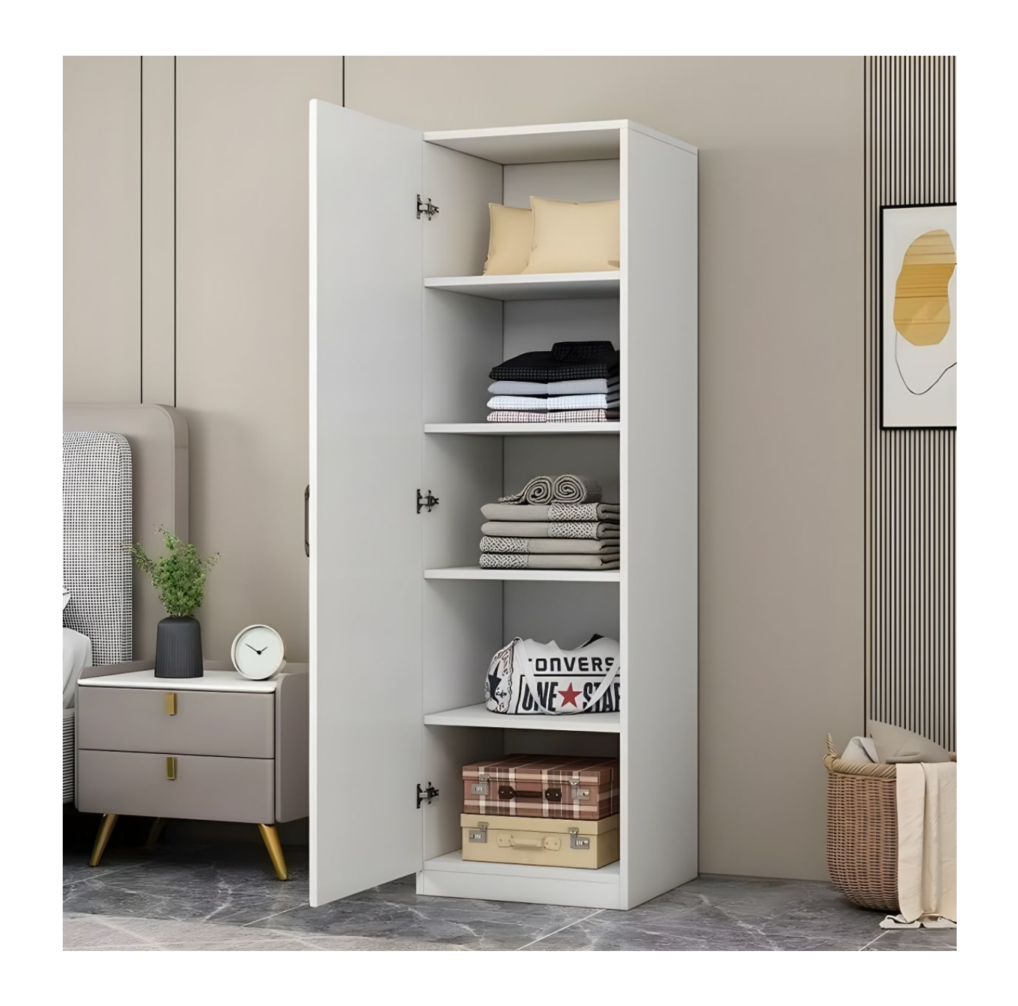 Multipurpose living room cabinets large space storage wardrobe closet modern design cabinet