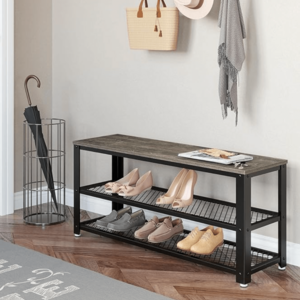 Rustic PB top shoe rack shoe storage cabinet for living room bedroom entryway mudroom