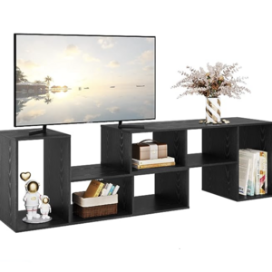 Flat-screen TV stand 43 45 55 inch Modern TV cabinet with storage rack Media console Bookshelf TV Stand for living room