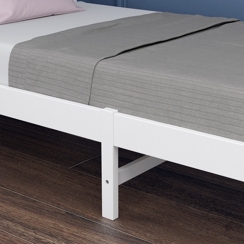 Modern design customized size and color single use solid wood single bed