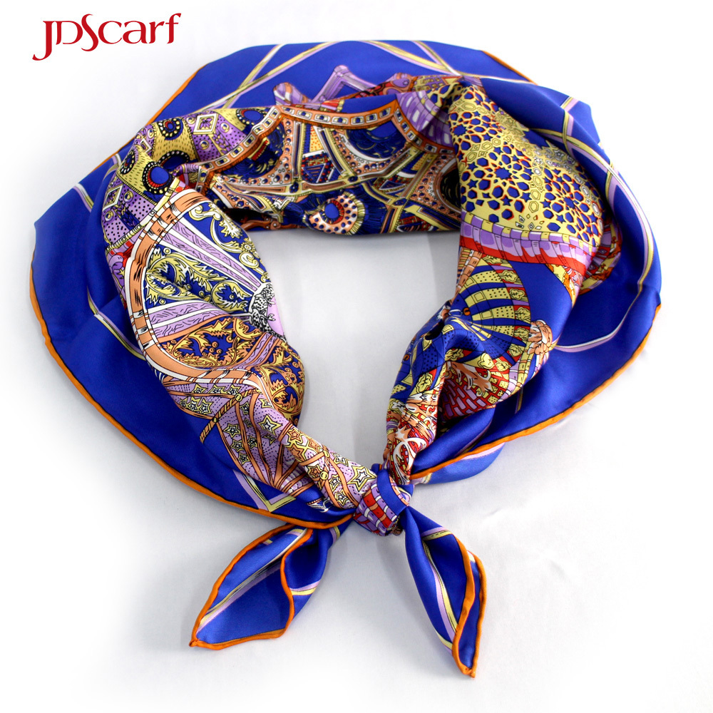 Sex sexy style turkish arab muslim square silk satin pakistani women scarf hijabs