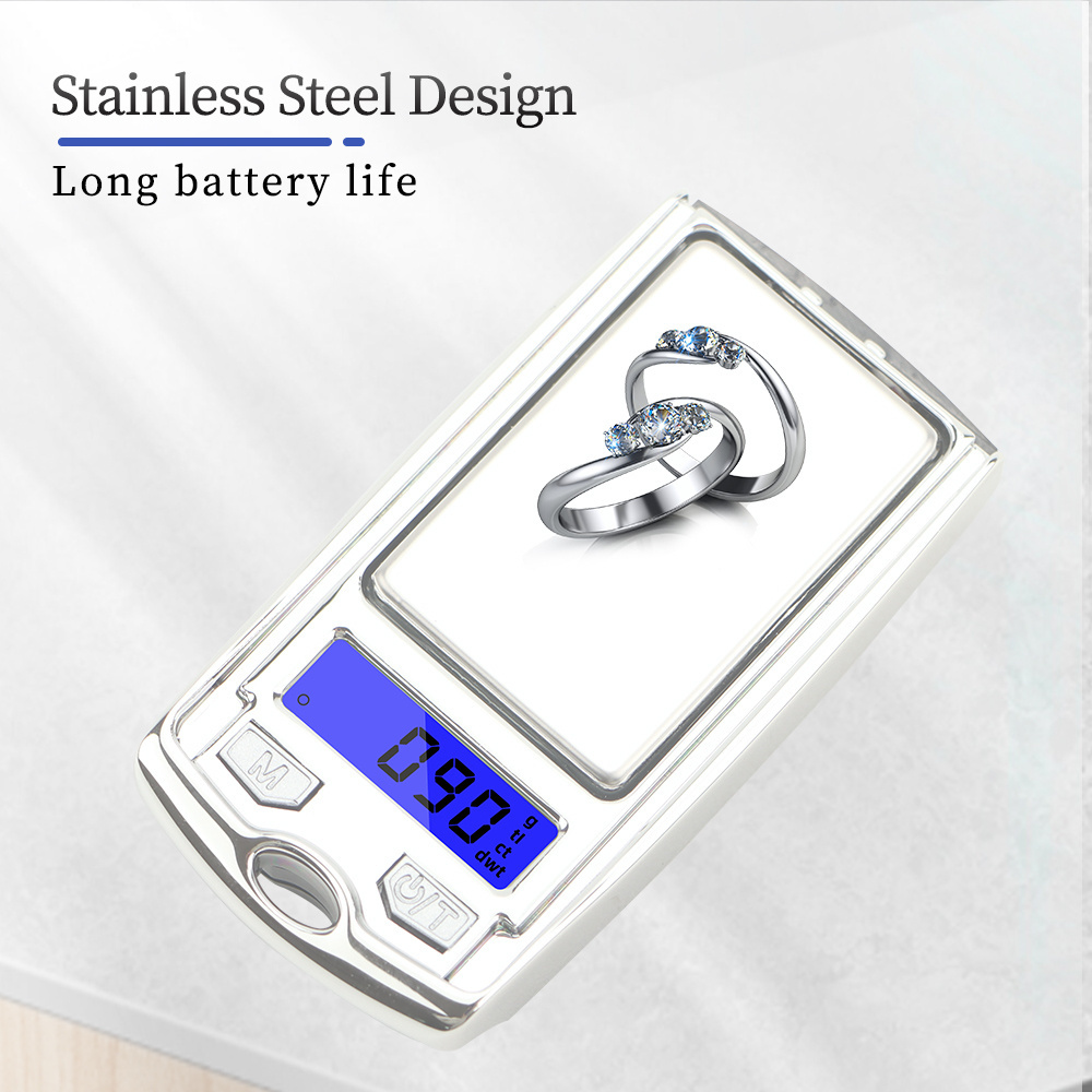 LCD Display Jewelry Diamond Pocket 200g  0.01g Car Key Type Electronic Scale Weighing Balance Gram Digital Scale