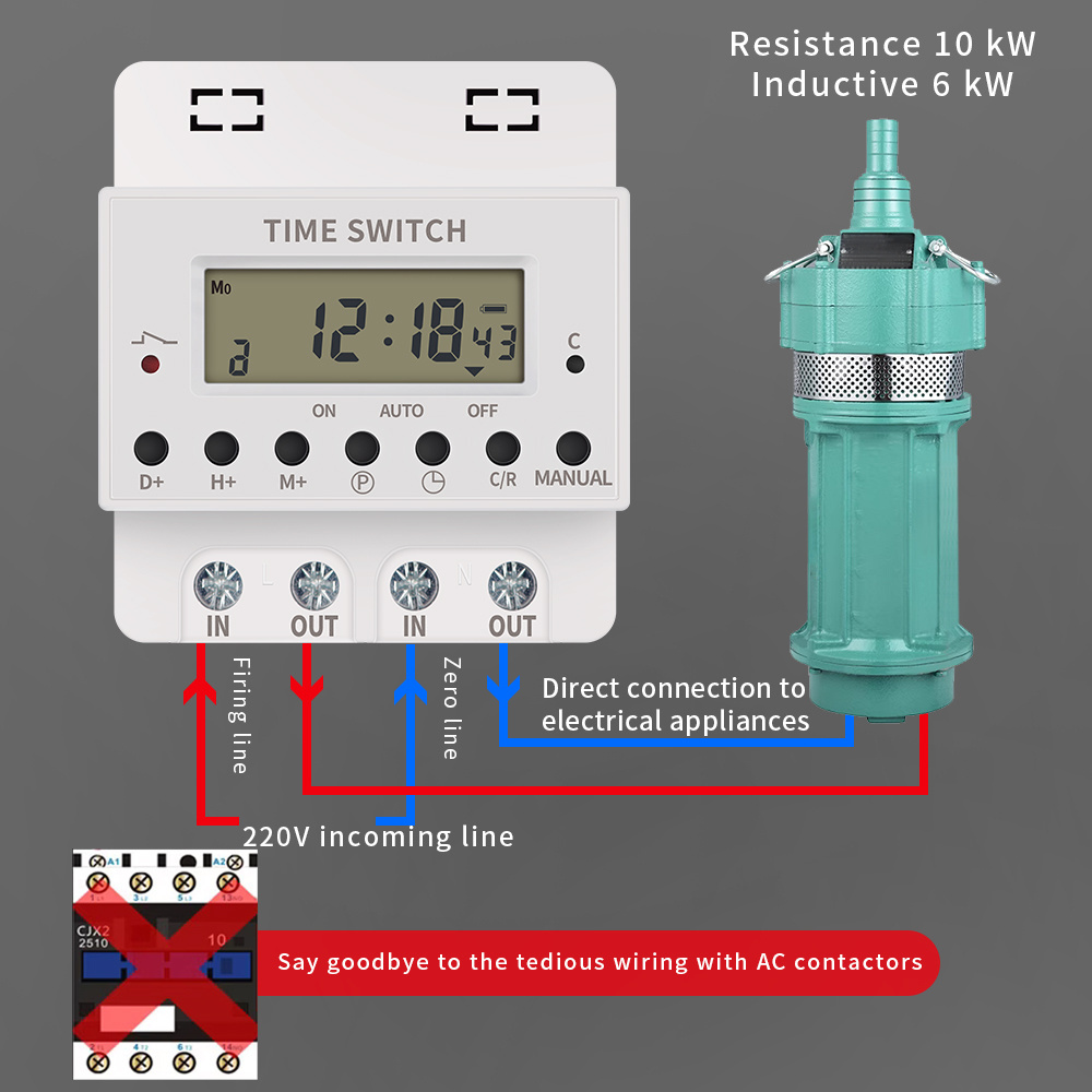 New Arrivals 220V Time Control Switch Timer Timing Switch Time Controller With Automatic Switch