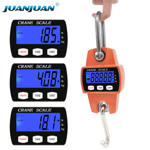 Crane Scale Weight 300kg 150kg/50g 200kg/100g 500kg/100g Heavy Duty Hanging Hook Scales Portable Digital Stainless Steel