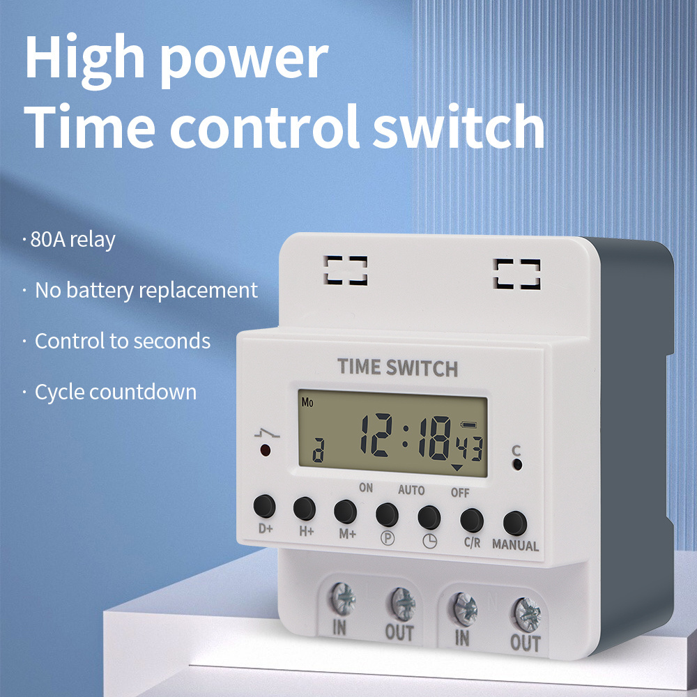 Programmable 28 Group Timing switch controller 220V Waterproof Auto Timer With key Lock For Water pump aerator Fan Timing