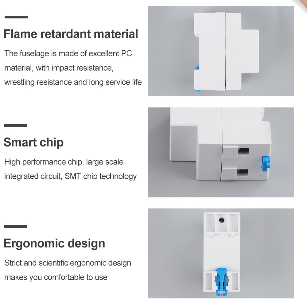 Smart Wifi Power Meter Single Phase Digital KWH Meter Watt Meter Smart Wifi Prepaid Electric Energy Meter