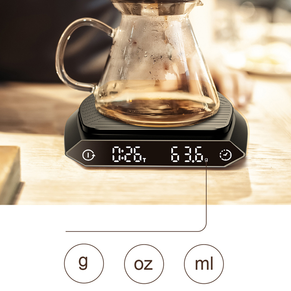 Whitebird Electronic Coffee Scale Timer Whitebird Electronic Coffee Scale Kitchen Coffee Weighing Scale with Timer