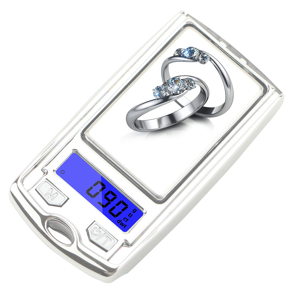 LCD Display Jewelry Diamond Pocket 200g  0.01g Car Key Type Electronic Scale Weighing Balance Gram Digital Scale