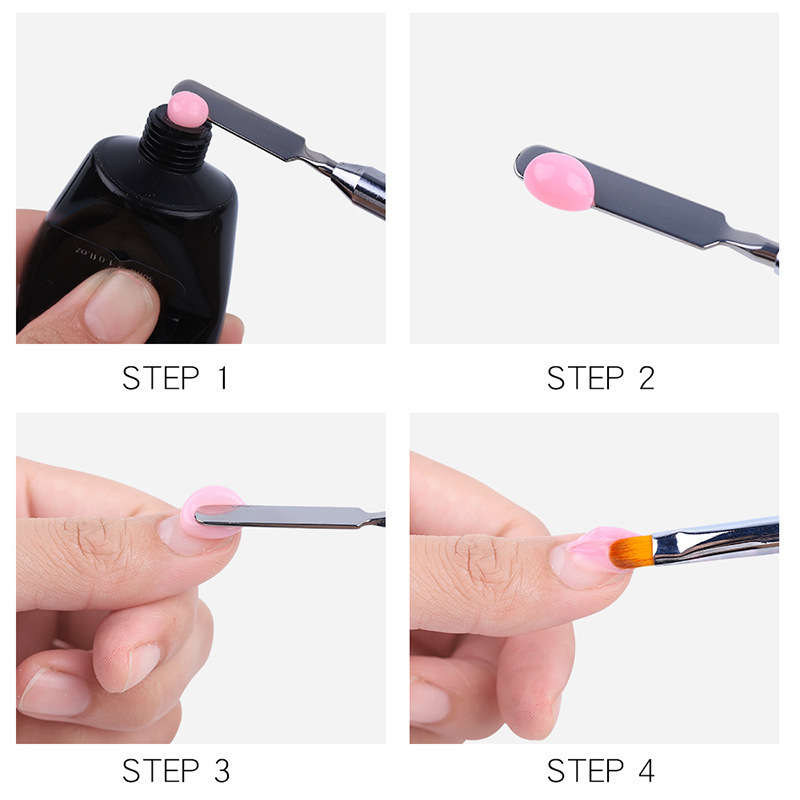 Best Selling Two - end Nail Light Therapy Color Pen with Glue Embossing Stick DIY Pen For Nail Art Pen Tool