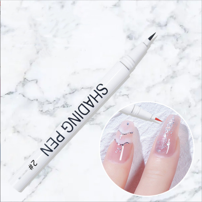 12 Color Nail Polish Pigment Color Halo Dye Pen Quick Dry No Leakage Glue Marbling Gradual Fade Nail Shading Pen